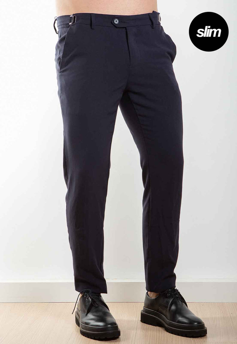 Calça Alfaiataria com Ajuste e Botão Lateral: Kit com 3 Unidades