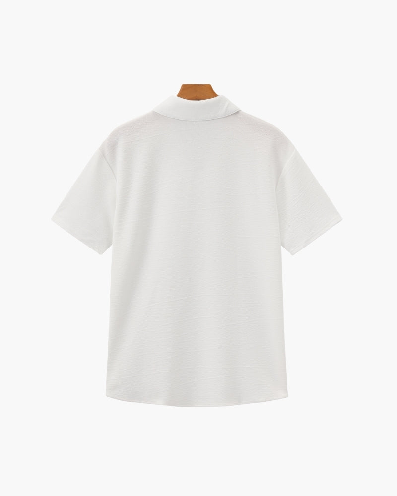 Conjunto de Camisa Polo em Algodão com Calça