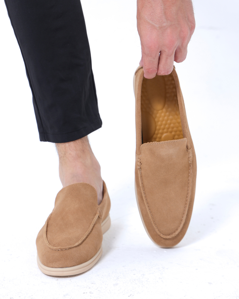 Premium Suede Loafers - Classic Old Money Style