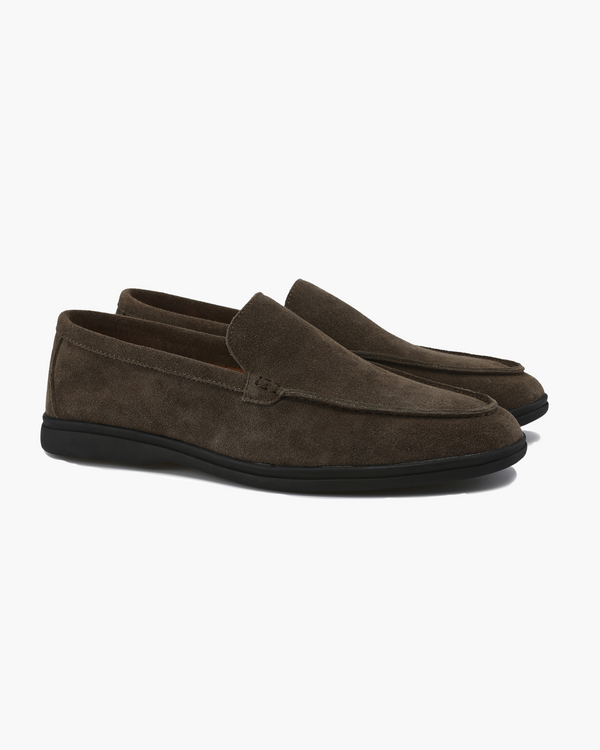 Loafers de Camurça de Alta Qualidade - Solas Pretas