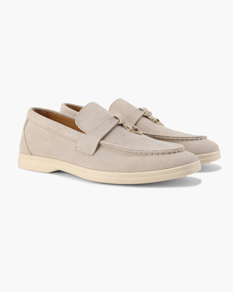 Lady Old Money Suede Moccasins