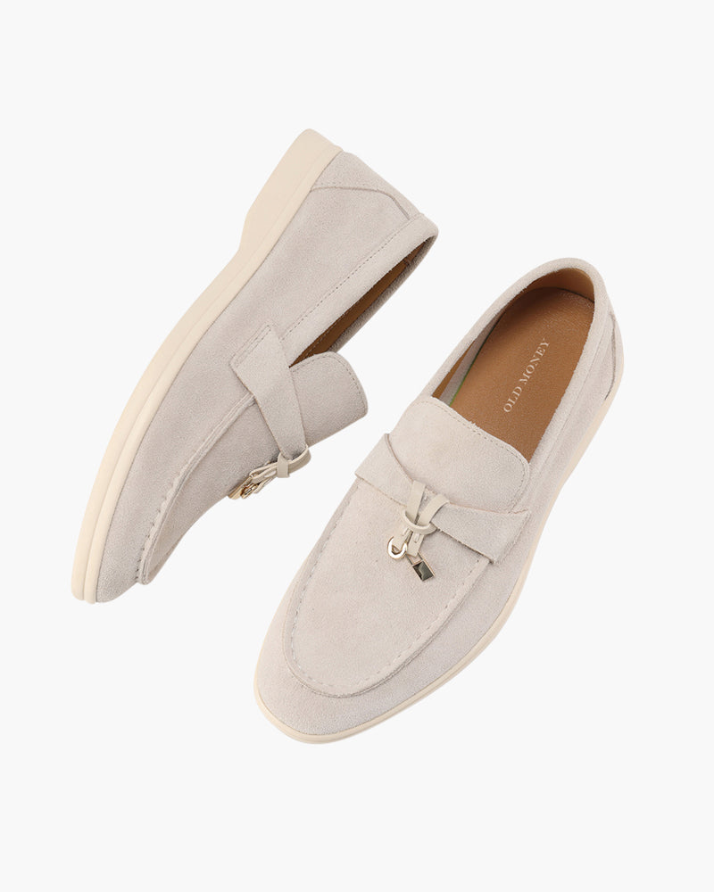 Lady Old Money Suede Moccasins