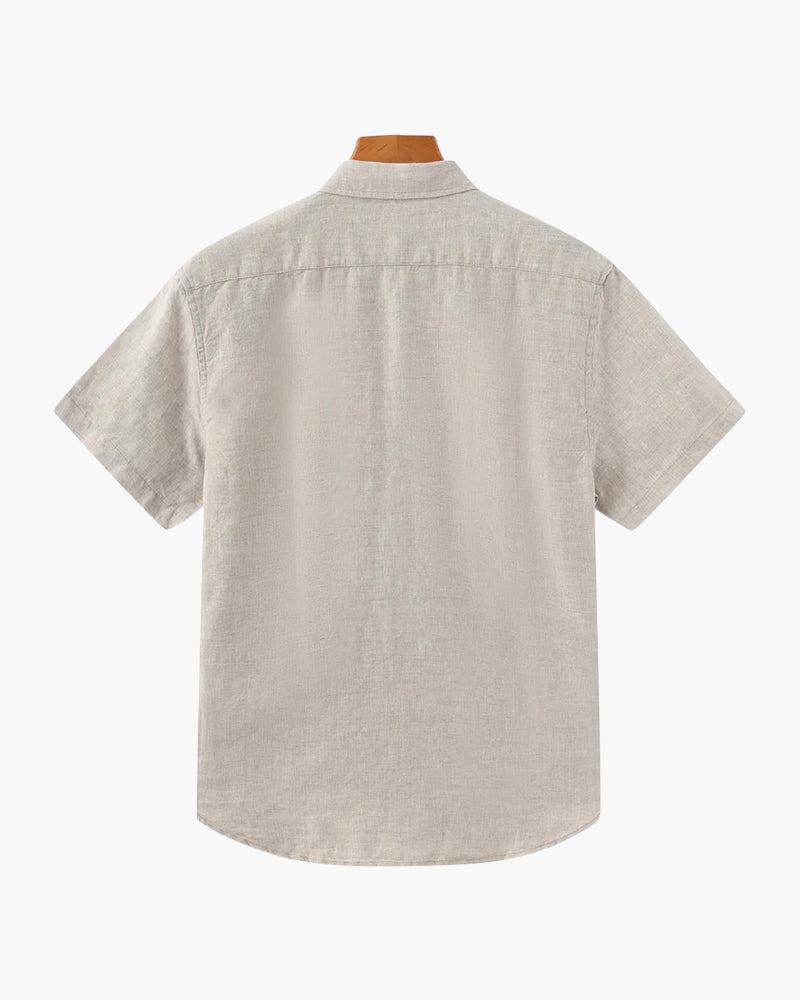 Cidade do Cabo - Camisa de Linho de Manga Curta