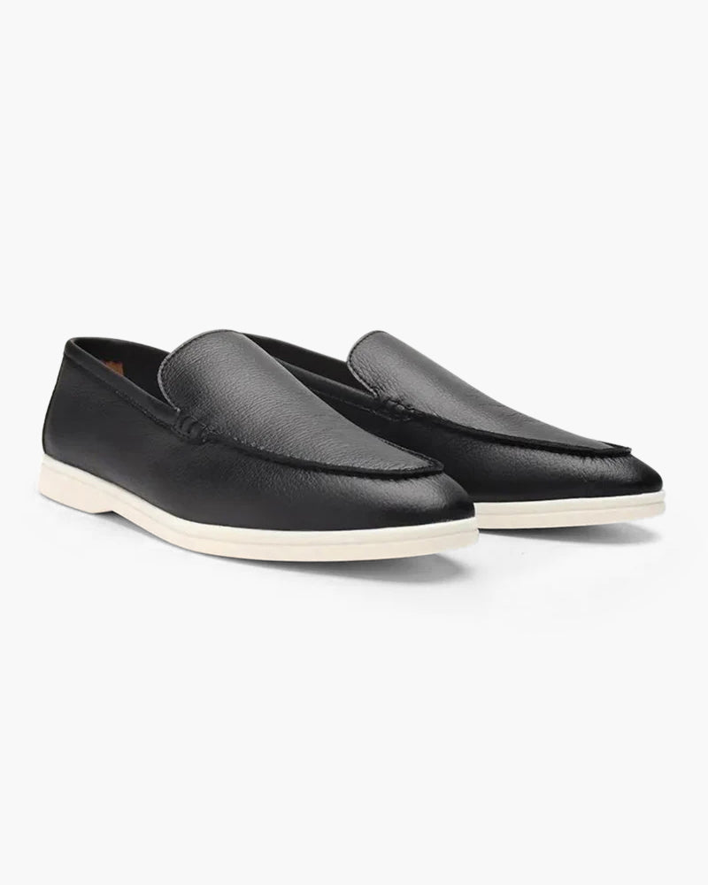 Mocassim de Couro de Vaca Estilo Old Money