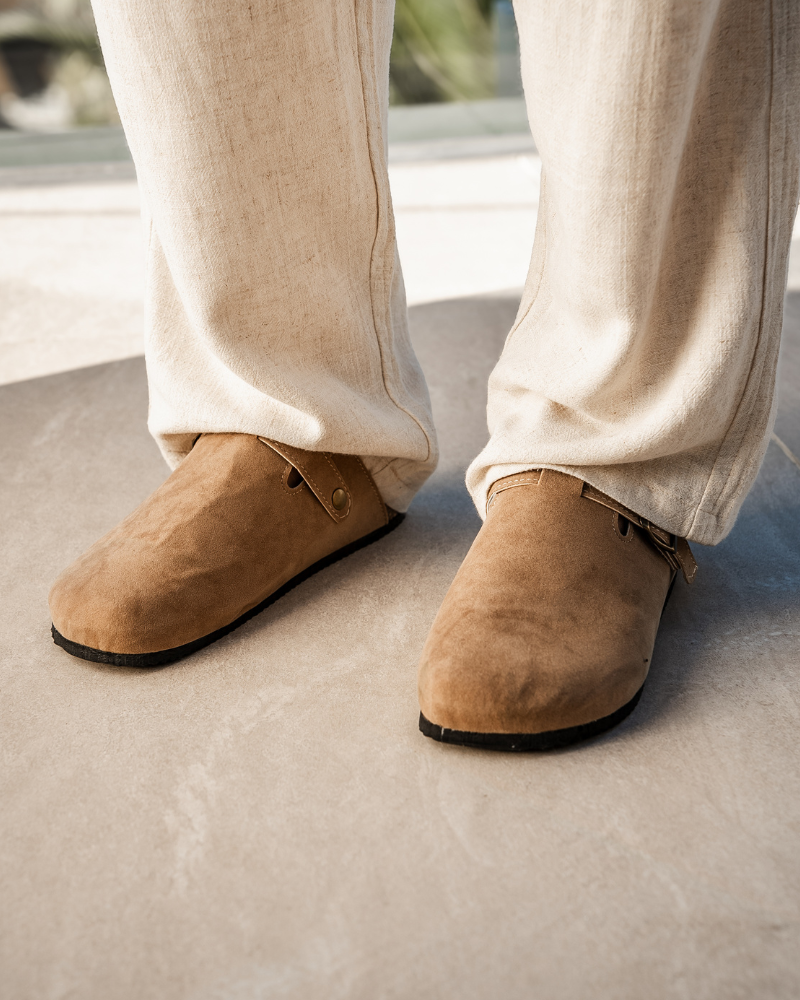 Old Money Suede Mules