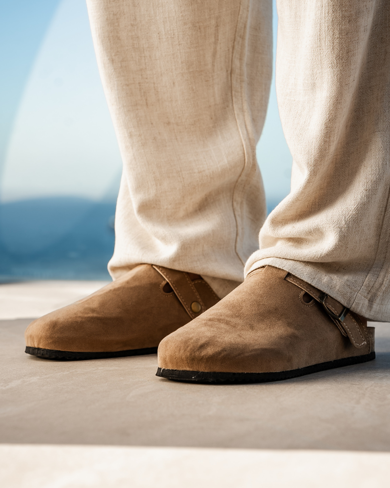 Old Money Suede Mules