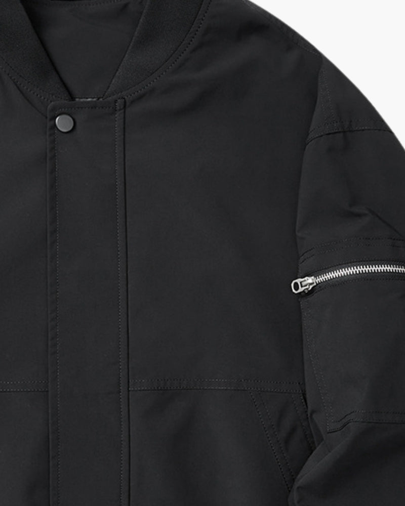 Jaqueta Bomber Estilo Minimalista
