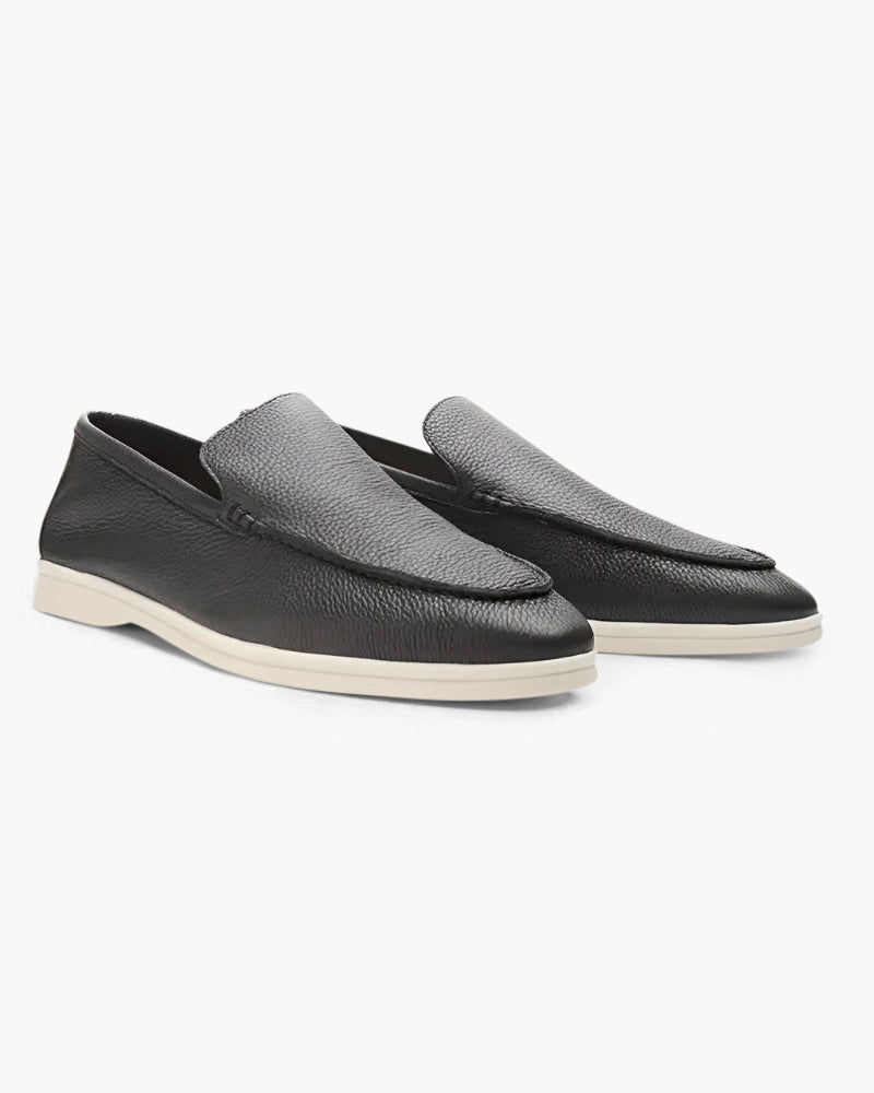 Mocassim de Couro de Vaca Estilo Old Money