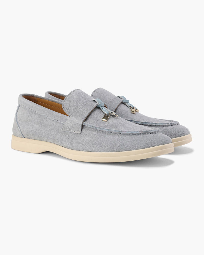 Lady Old Money Suede Moccasins