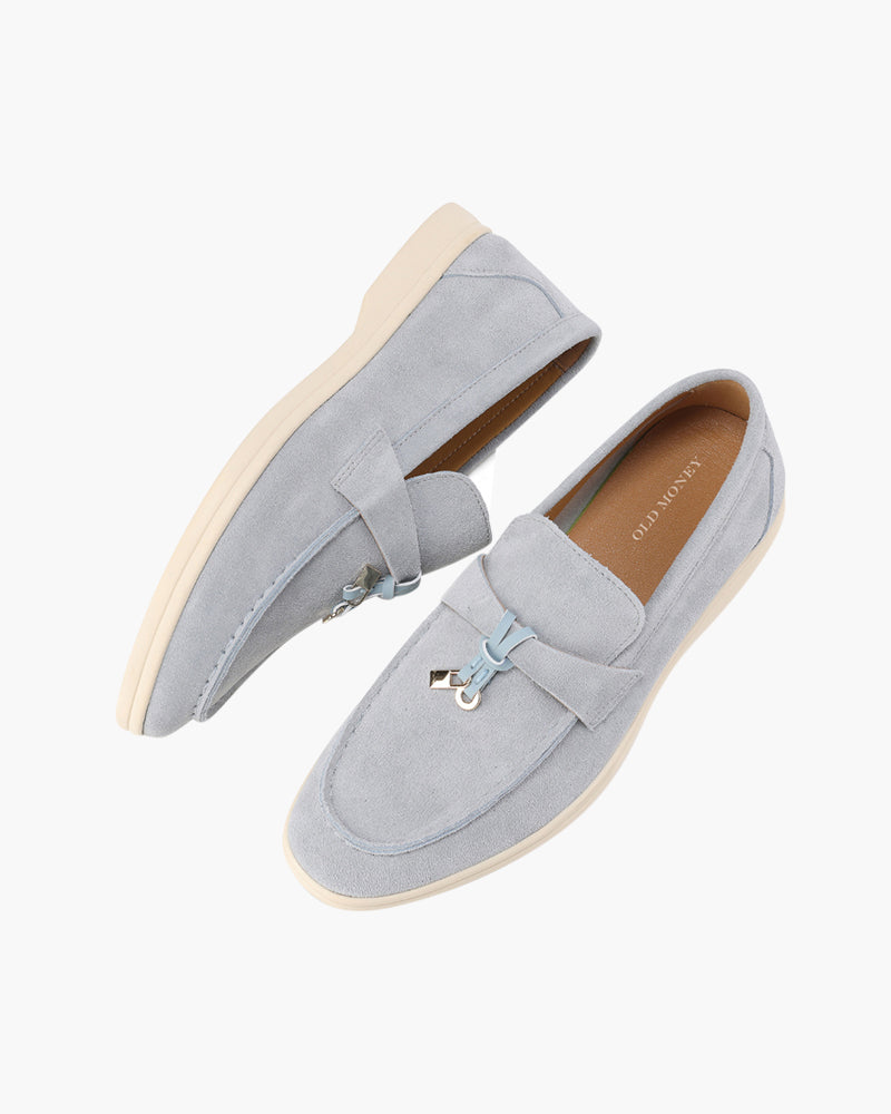 Lady Old Money Suede Moccasins