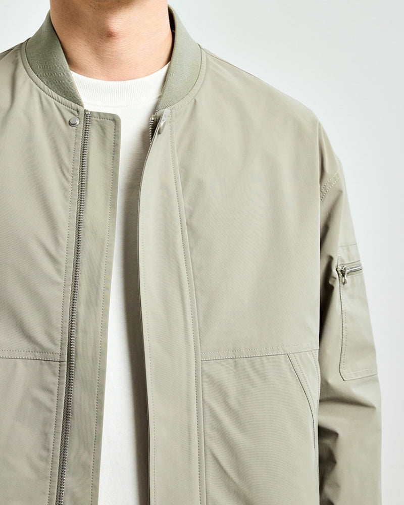 Jaqueta Bomber Estilo Minimalista