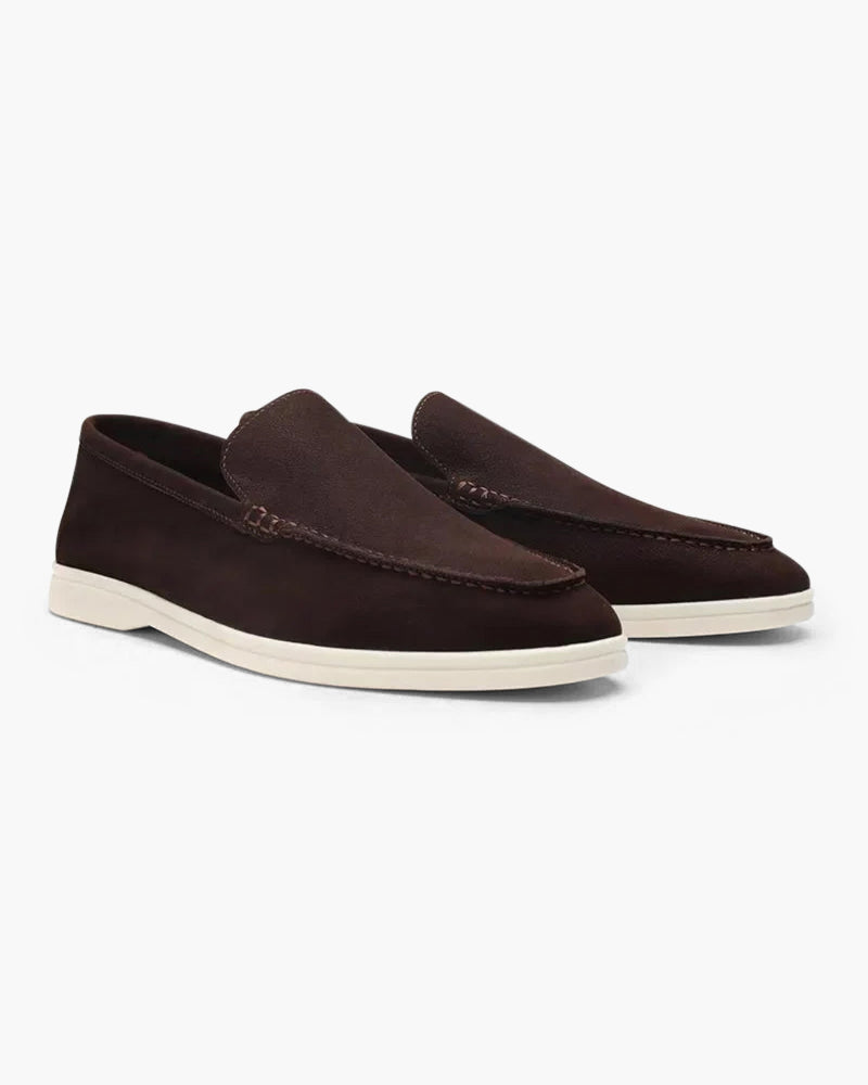 Mocassim de Couro de Vaca Estilo Old Money