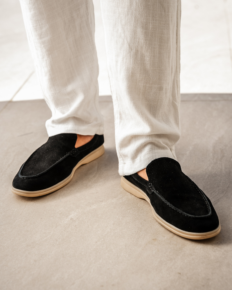 Premium Suede Loafers - Classic Old Money Style