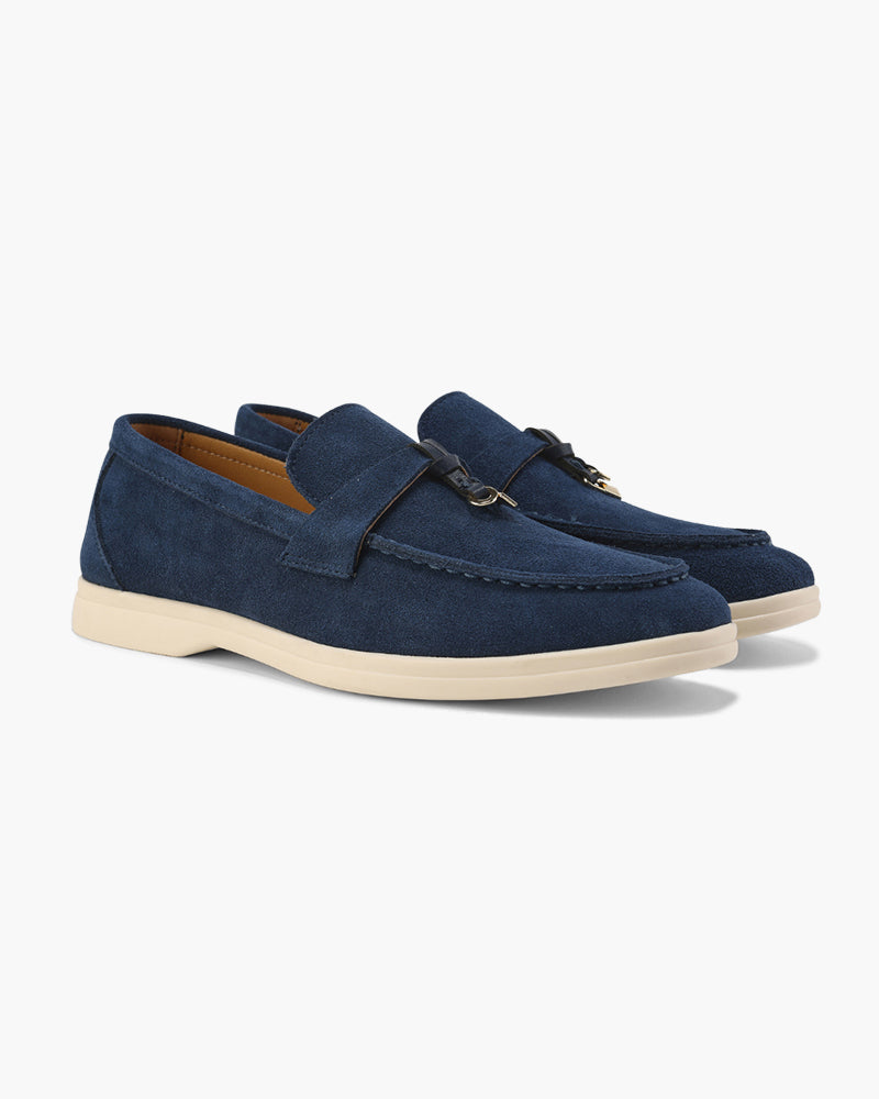 Lady Old Money Suede Moccasins