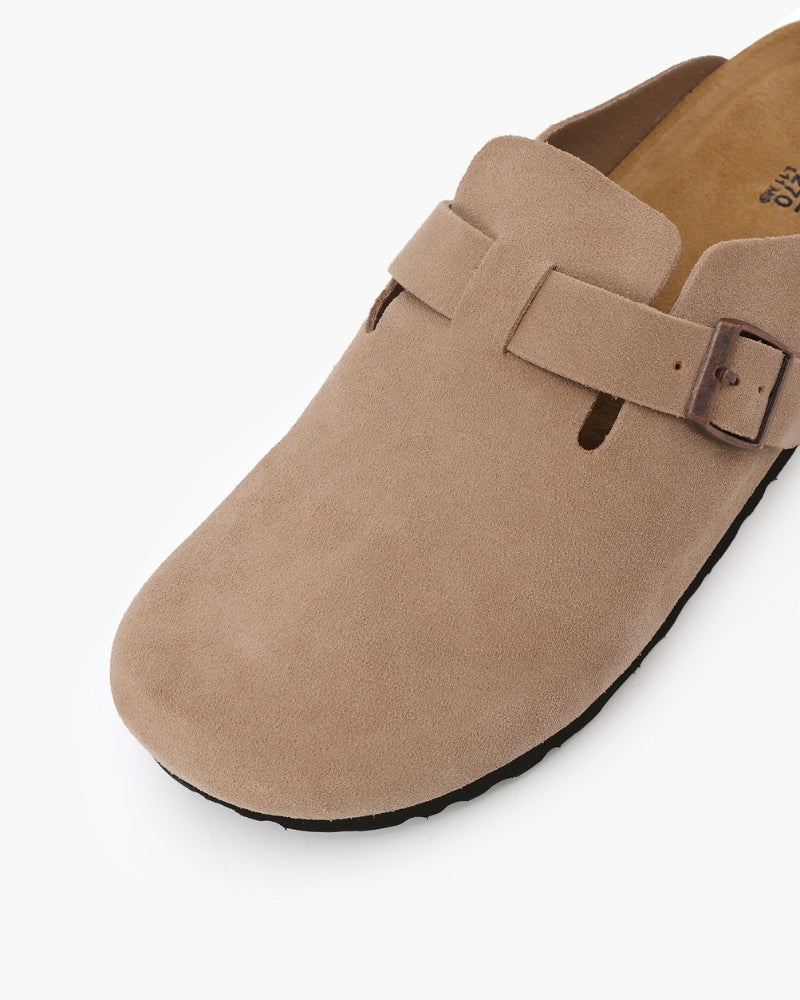 Old Money Suede Mules