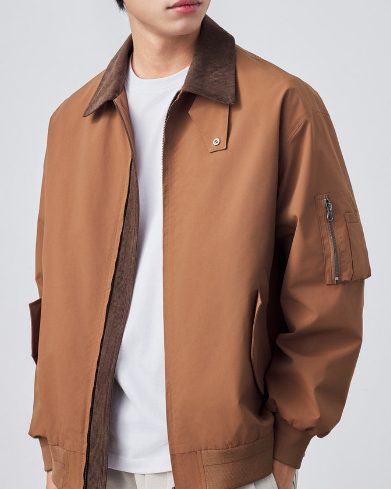Jaqueta Clássica Estilo Harrington