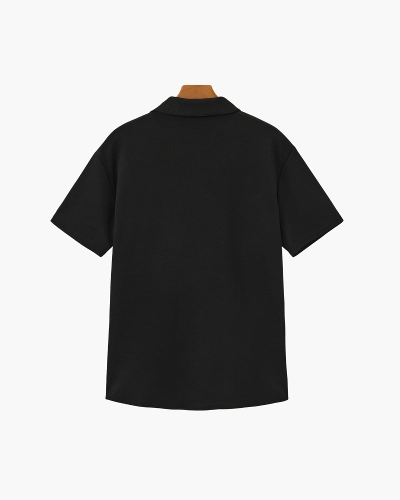 Conjunto de Camisa Polo em Algodão com Calça