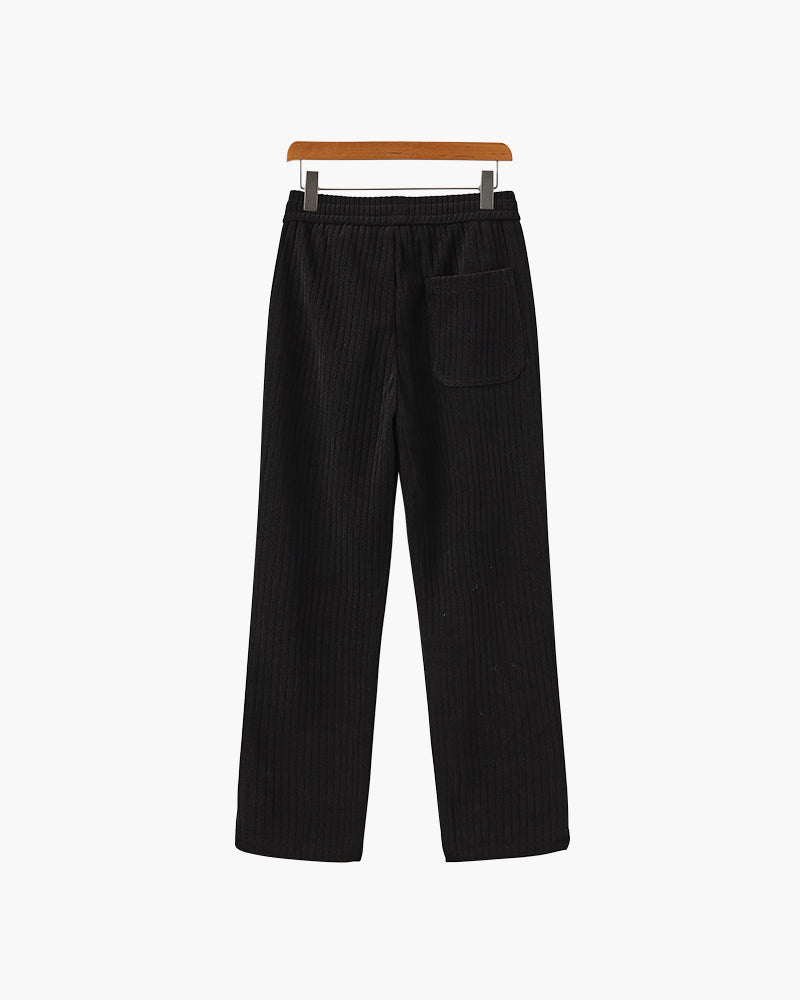 Calça de Veludo Elegante Romano