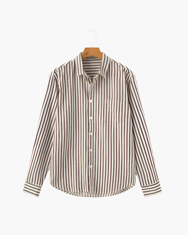 Camisa Masculina com Listras