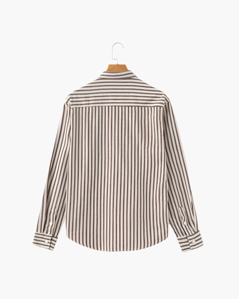 Camisa Masculina com Listras