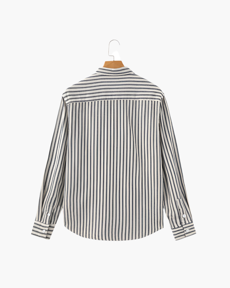 Camisa Masculina com Listras