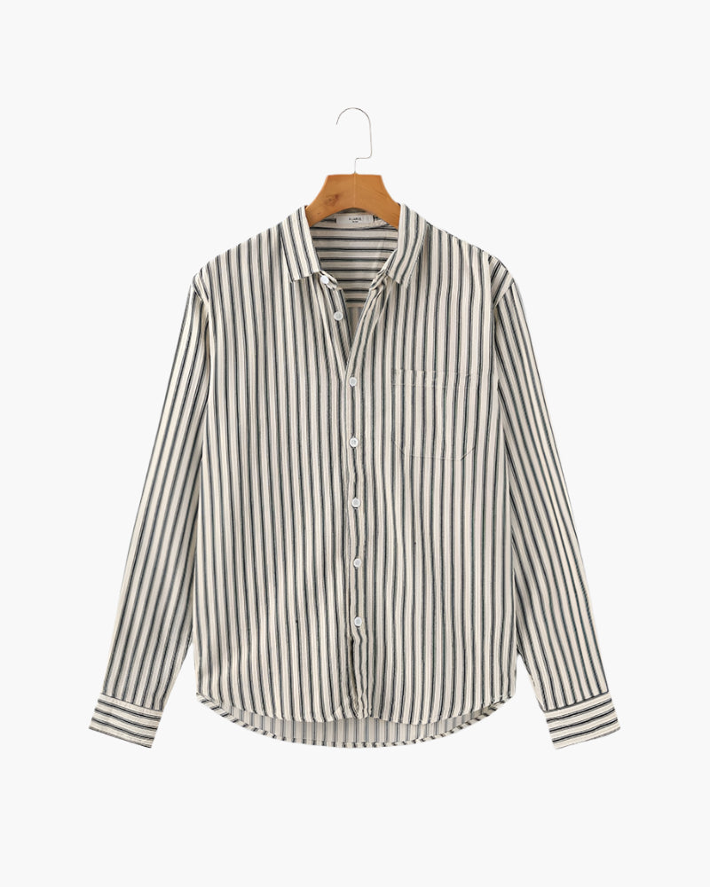 Camisa Masculina com Listras