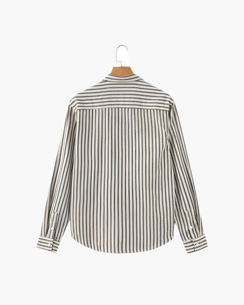 Camisa Masculina com Listras