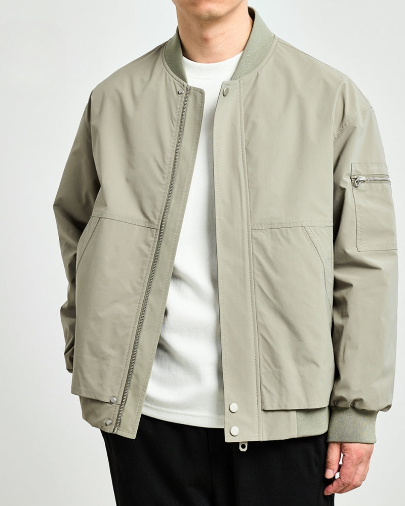 Jaqueta Bomber Estilo Minimalista
