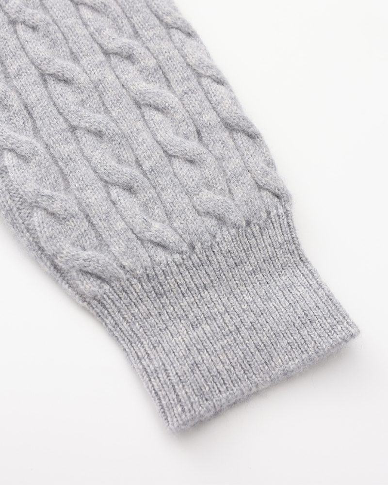 100% Cashmere Knit Half-Zip Sweater