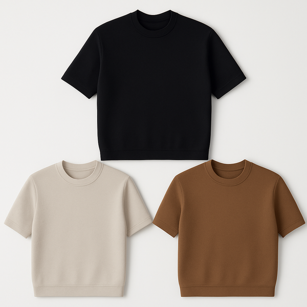 Pacote com 3 Camisetas Premium Verona