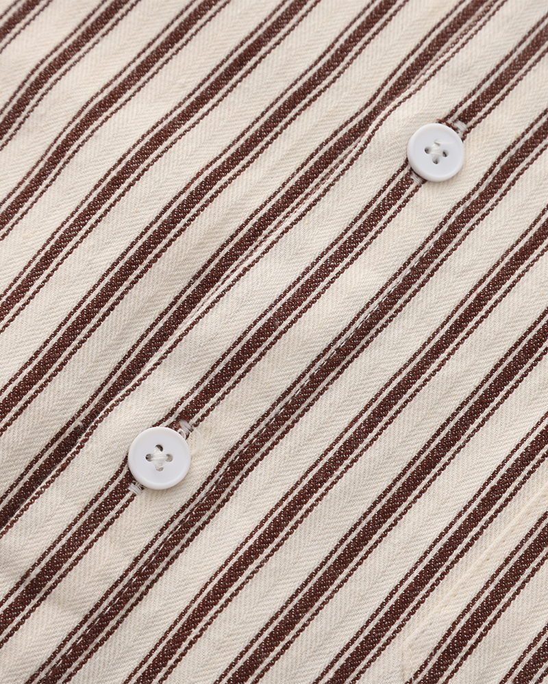 Camisa Masculina com Listras