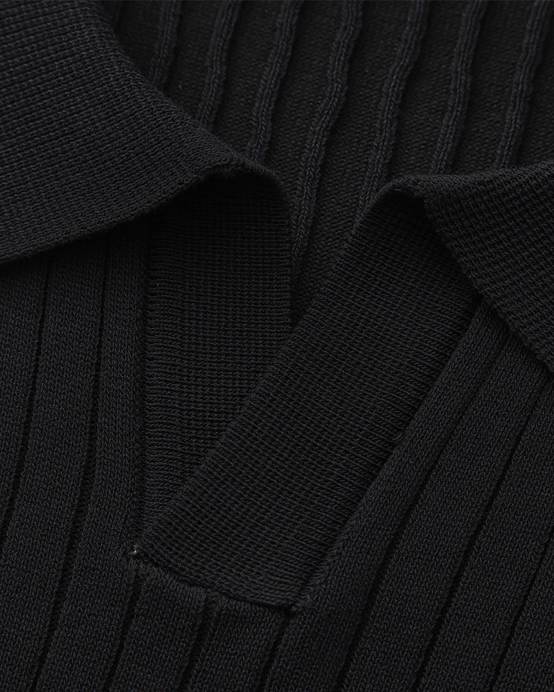 Premium Polo with Cinnamon Texture