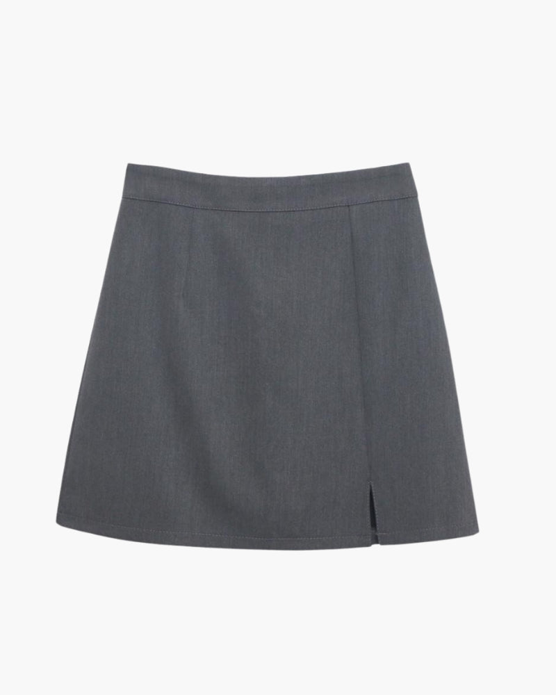 Mini Saia Oxford Estilo Reto