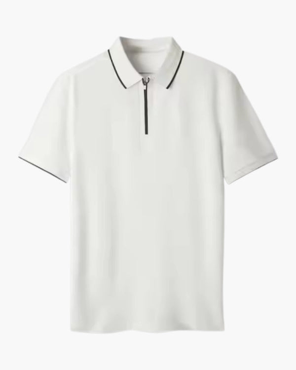 Polo Ridgeway com Fecho de Zíper