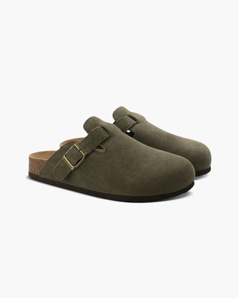 Old Money Suede Mules