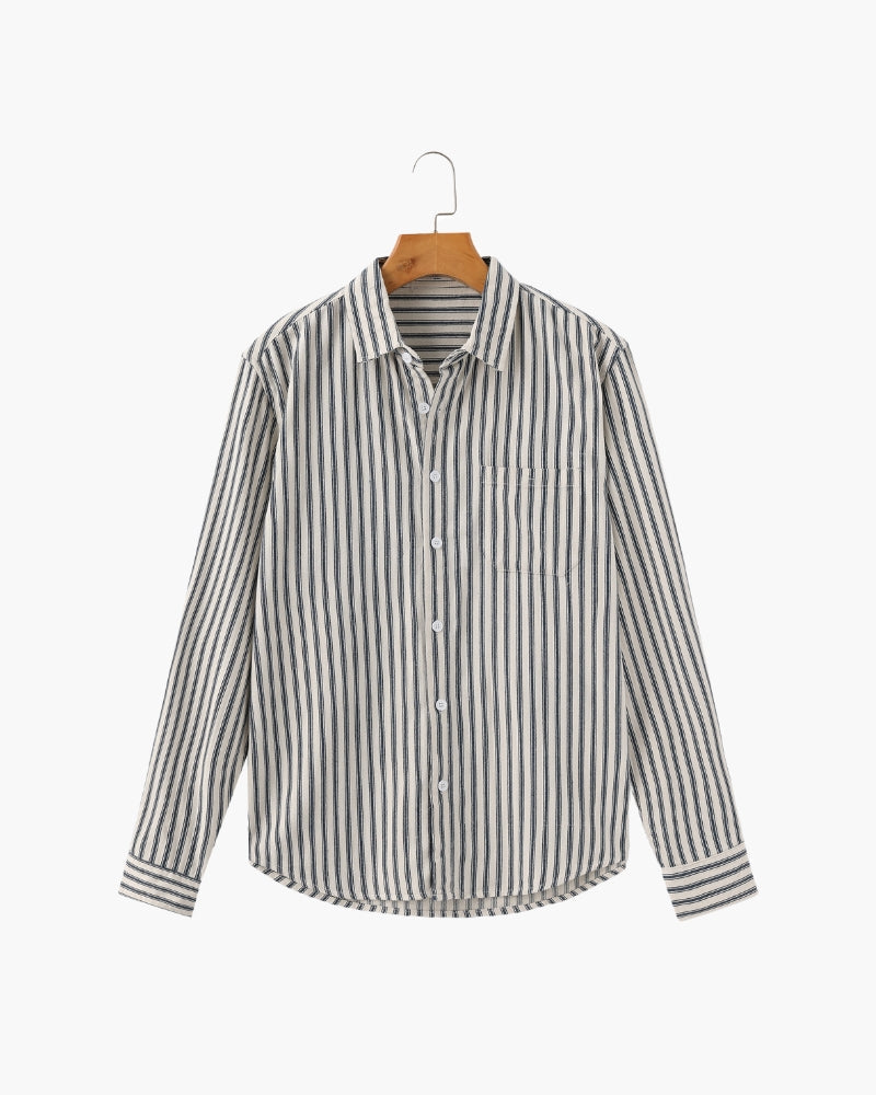Camisa Masculina com Listras