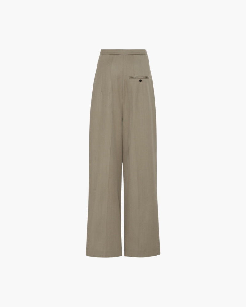 Calça Larga de Lã