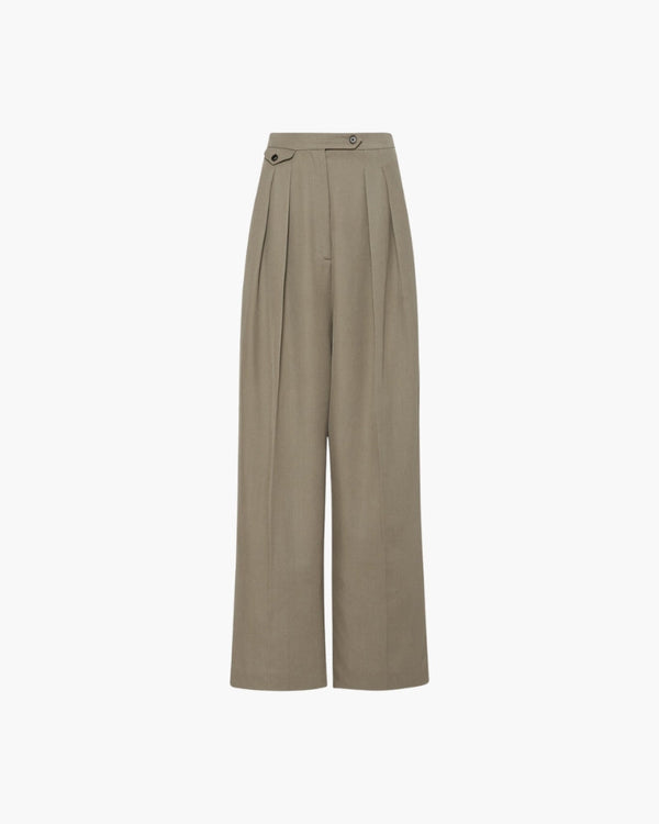 Calça Larga de Lã