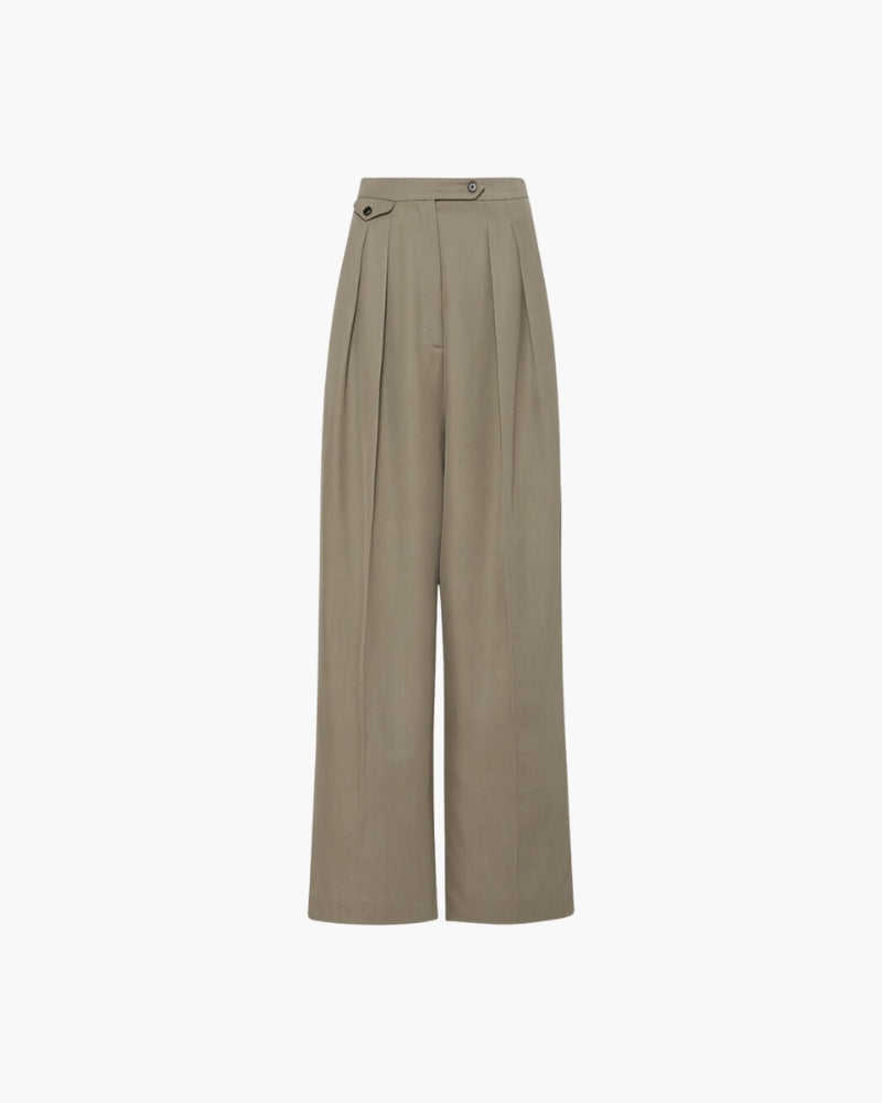 Calça Larga de Lã