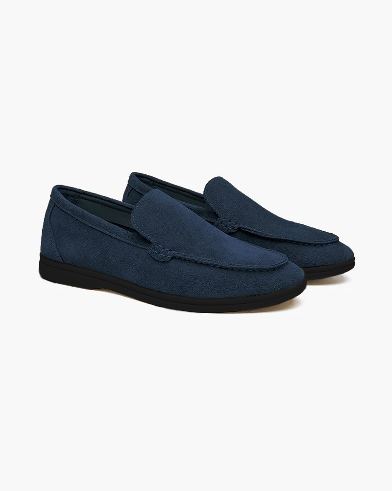 Loafers de Camurça de Alta Qualidade - Solas Pretas