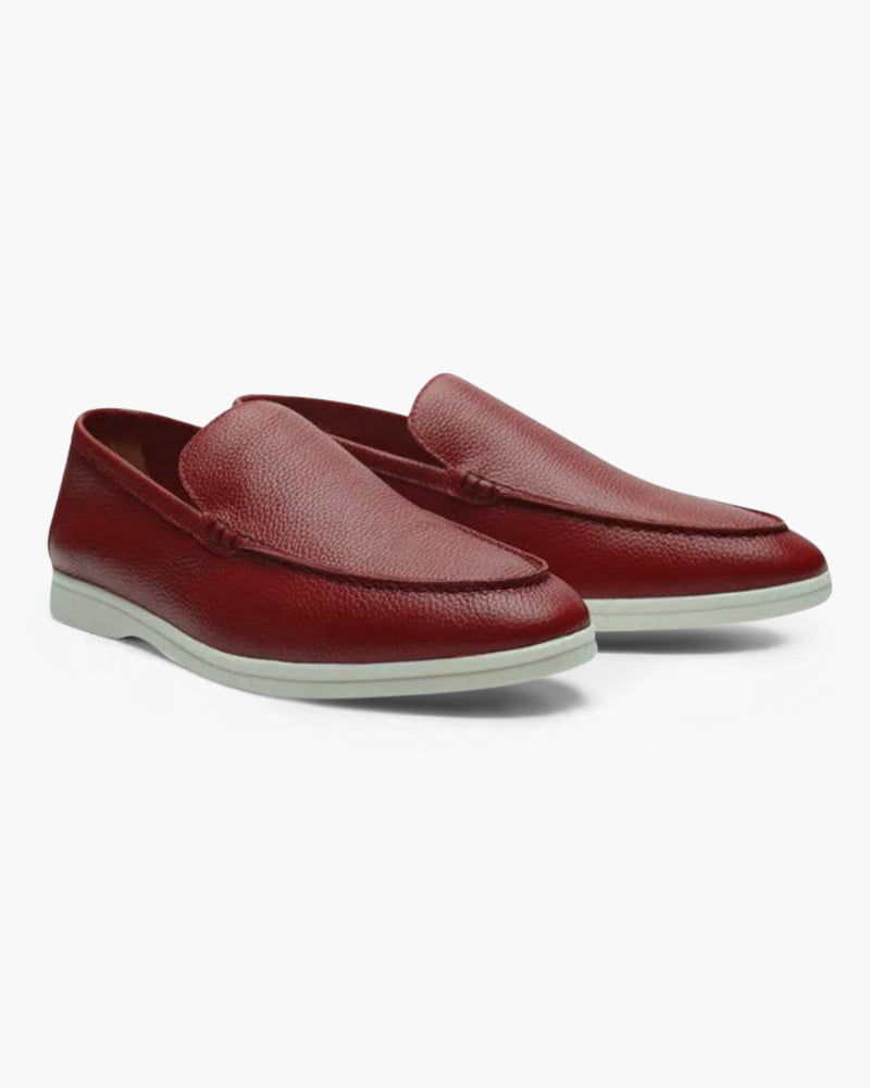 Mocassim de Couro de Vaca Estilo Old Money