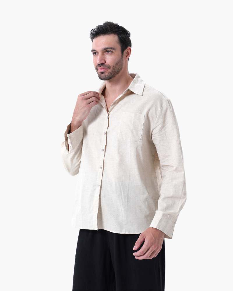 Conjunto de Linho Estilo Old Money (Manga Longa)