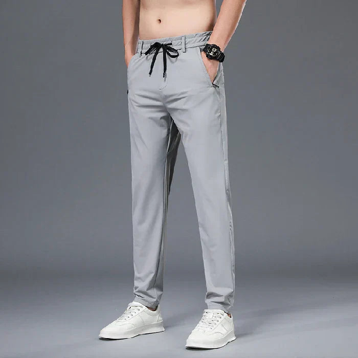 Kit com 3 Fly Confort™ - Calça Masculina em Seda Gelo e Poliéster