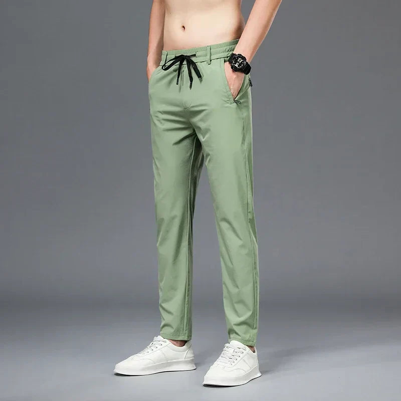 Kit com 3 Fly Confort™ - Calça Masculina em Seda Gelo e Poliéster