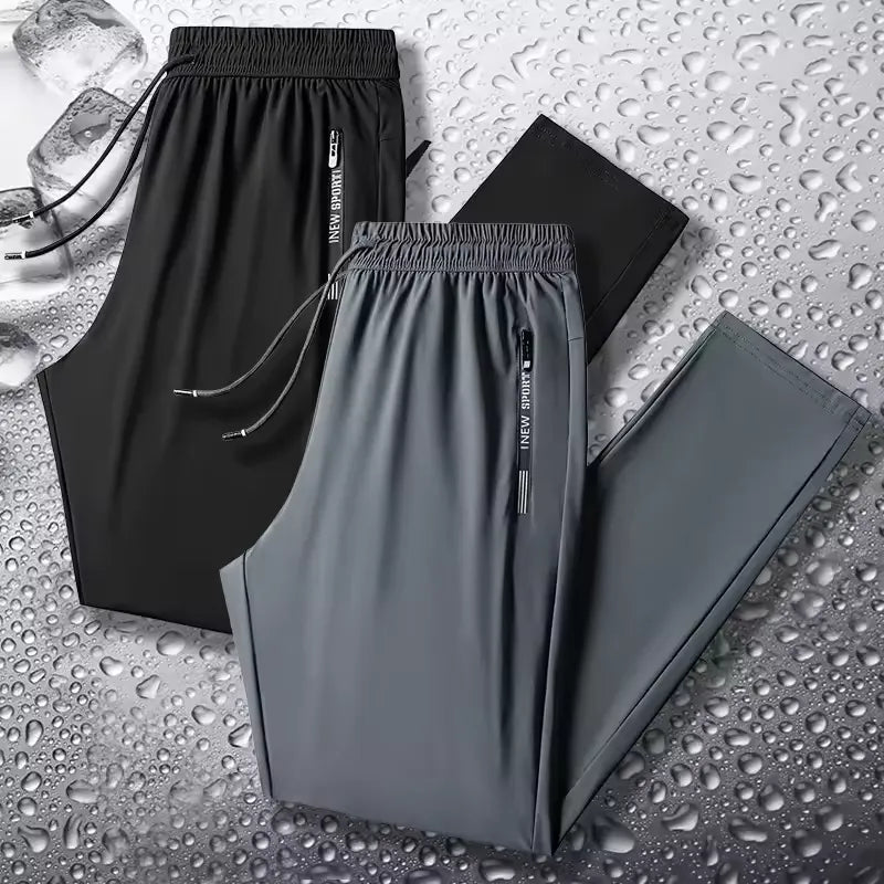 Kit com 3 Fly Confort™ - Calça Masculina em Seda Gelo e Poliéster