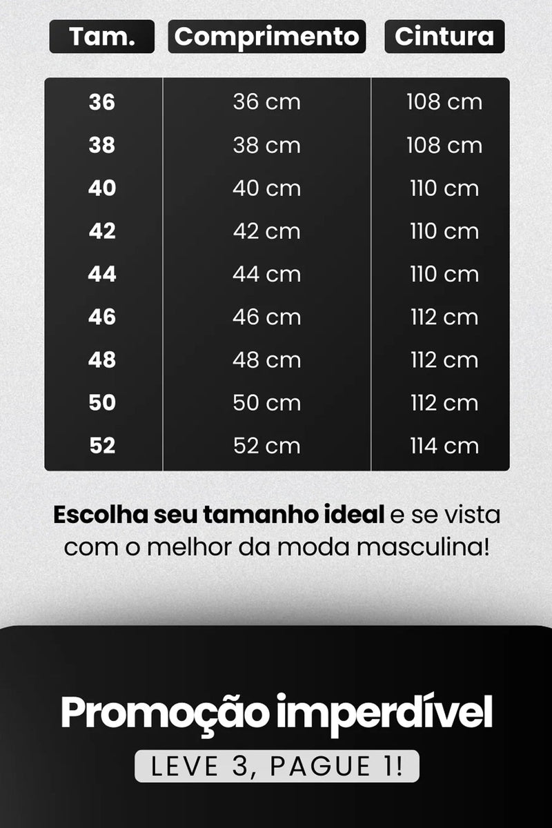 Calça Alfaiataria Masculina Mônaco com Ajuste – 2 unidades