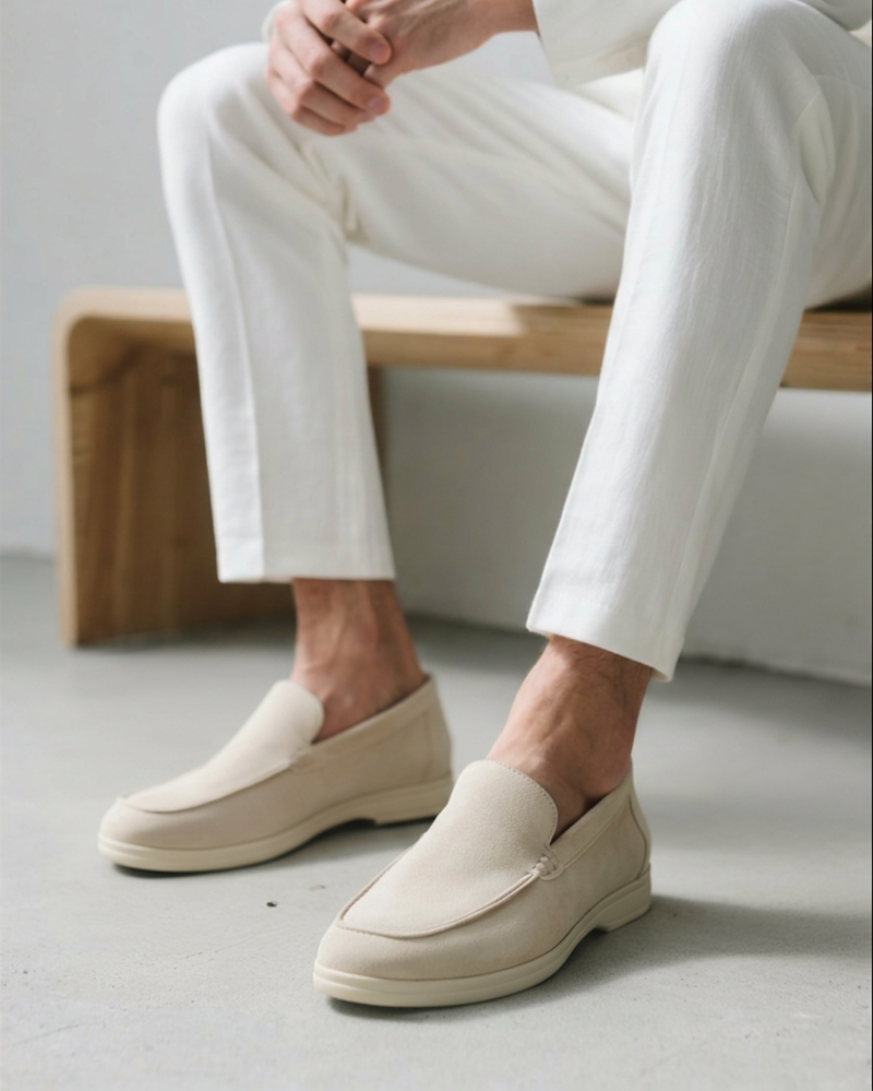 Old Money Suede Moccasins