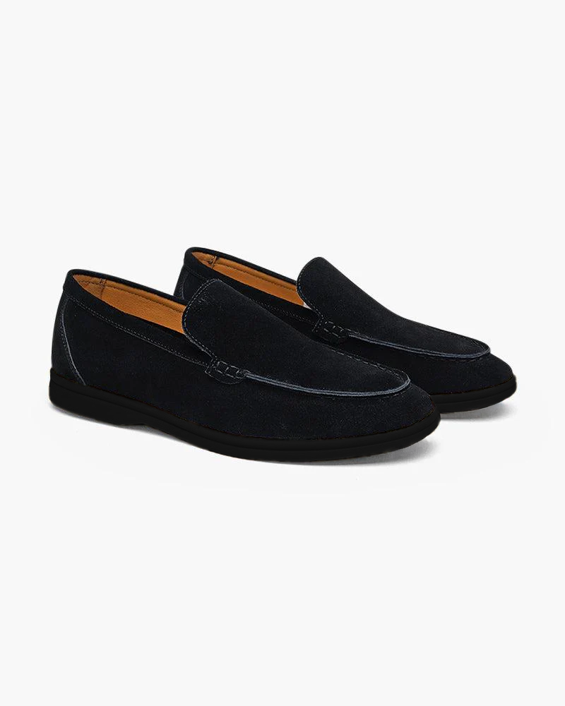 Loafers de Camurça de Alta Qualidade - Solas Pretas