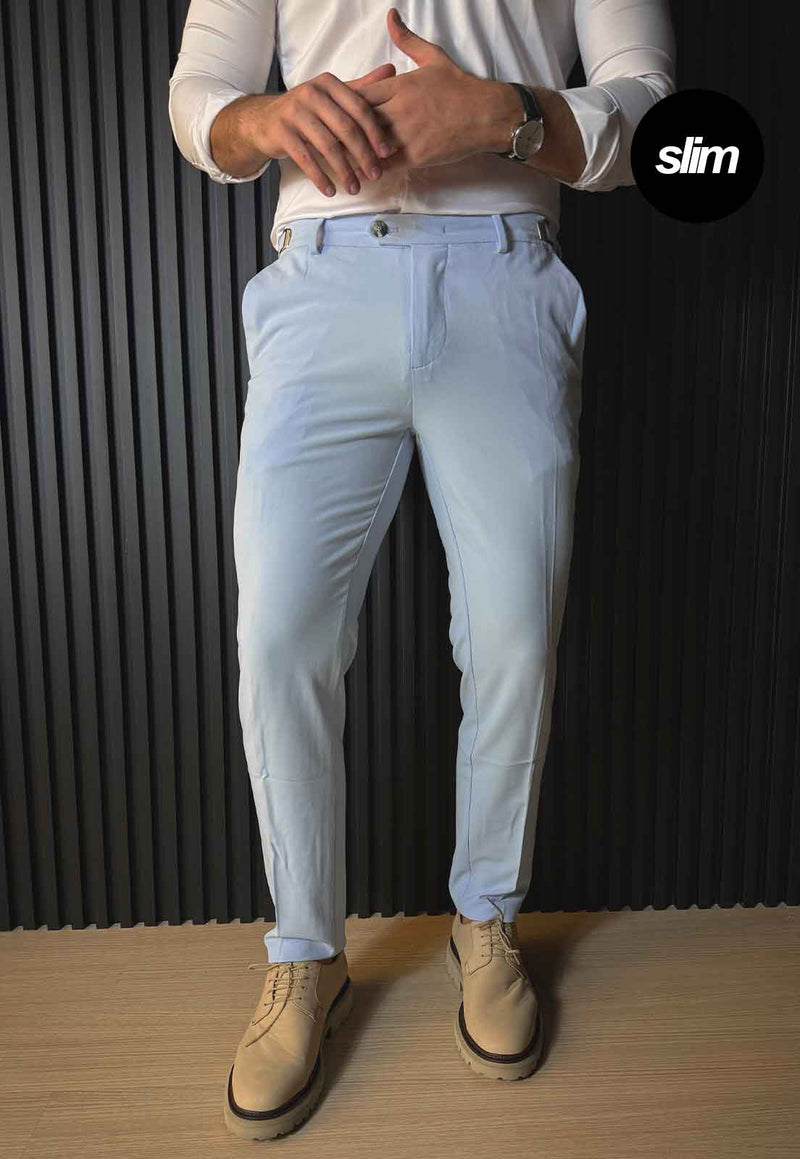Calça Alfaiataria com Ajuste e Botão Lateral: Kit com 3 Unidades