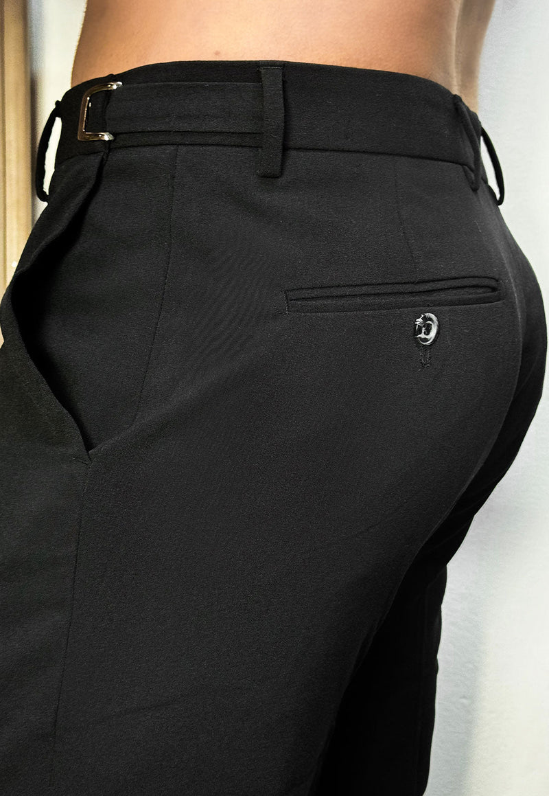 Calça Alfaiataria com Ajuste e Botão Lateral: Kit com 3 Unidades